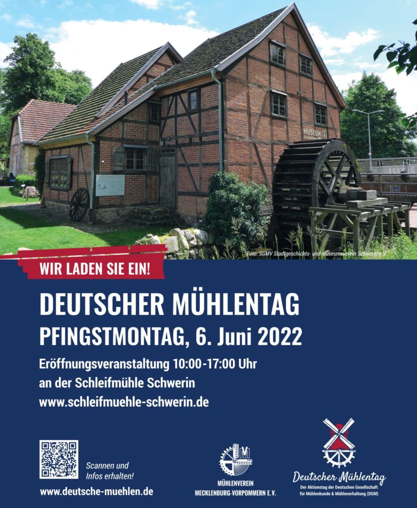29. Deutscher Mühlentag am 6. Juni 2022